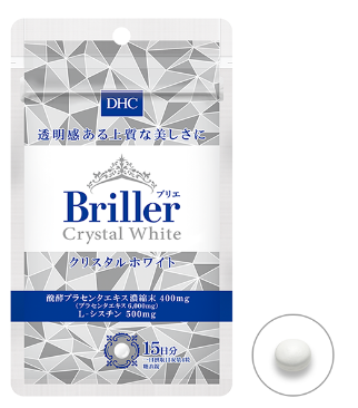 DHC Briller Crystal White Добавка с плацентой для осветления тона кожи, курс 15 дней