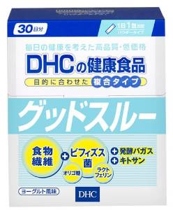 DHC Good Through Six components for intestinal health, 30 sticks